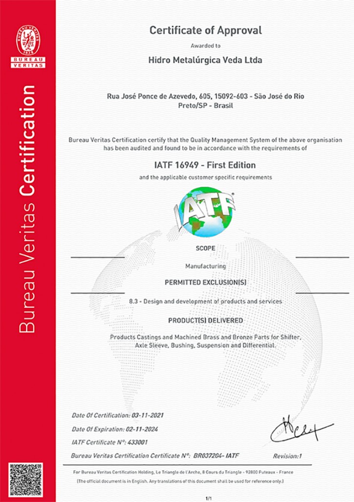 certificado